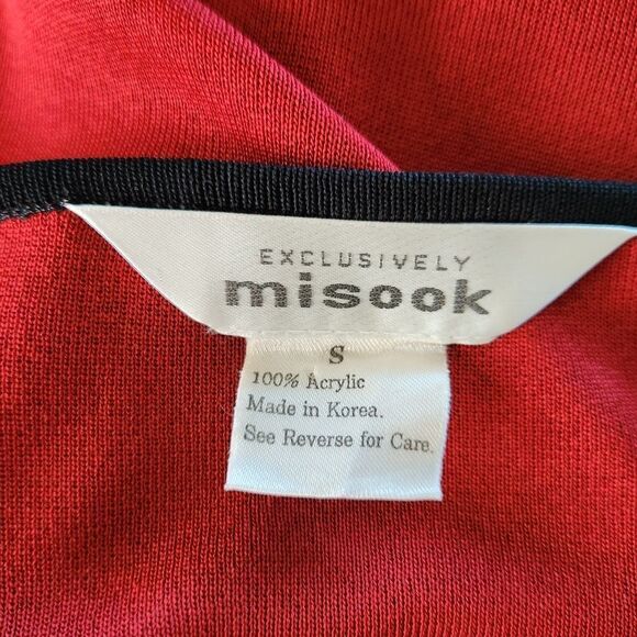 Misook Asian Style Tunic Size Small - Picture 5 of 6